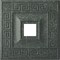 Ekena Millwork Eris Medallion (Canopies up to 9 7/8"), 18"W x 18"H x 3 1/2"ID x 1 1/8"P, Athenian Green Crackle CM18ERAGC - alternate 1